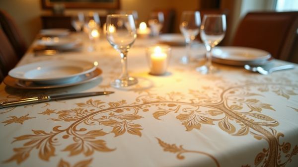 Insufflez élégance à votre table avec des toiles décoratives